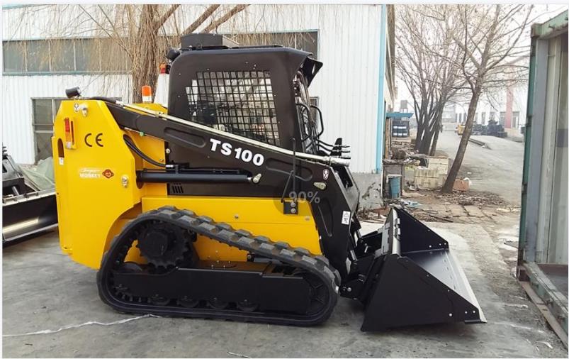 جرافة انزلاقية التوجيه Skid Steer Loader Track