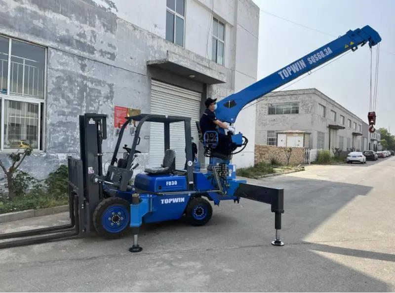 فوائد الرافعات الشوكية Benefits of forklift cranes